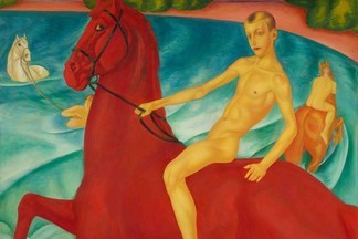 Музей ИЗО выставит оригинал легендарной картины «Купание красного коня»