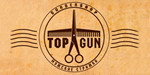 Логотип Мужские стрижки «Top Gun» - фото лого