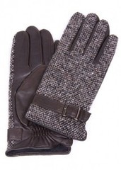  lapin66 Кожаные перчатки с верхом из текстиля