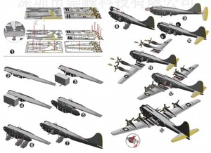 Игрушка66 Объёмный подвижный 3D пазл "Самолет" - фото 2