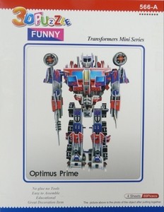 Игрушка66 ТРАНСФОРМЕРЫ Объёмный 3D пазл "Optimus Prime" - фото 6