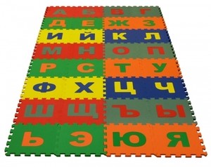 Игрушка66 Экополимеры Детский коврик-пазл «Русский Алфавит» - фото 1