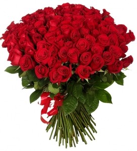 Букетик 66 Букет из 101 розы "Россия" - фото 1