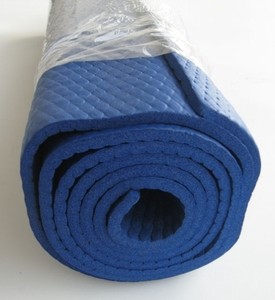 Спортмат Коврик для йоги 1800х630х6 мм синий - фото 2