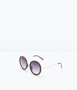 ZARA Солнцезащитные очки в деревянной оправе - фото 1
