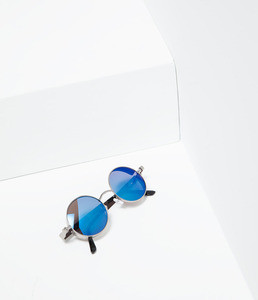ZARA Зеркальные солнцезащитные очки - фото 3