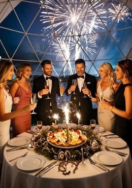 Вечеринки Новогодние корпоративы в банкетном зале "Остров" C 1 декабря