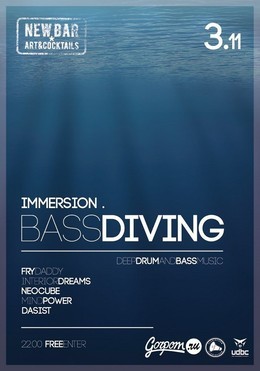 Bass Diving. Immersion