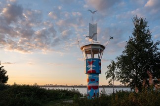 Маяк на Верх-Исетском пруду превратили в арт-объект