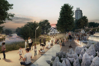Реконструкция набережной возле Ледовой арены завершится к 2025 году