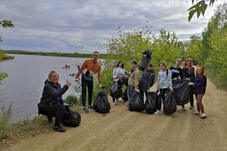 Участники чистобега собрали 10 кубометров мусора