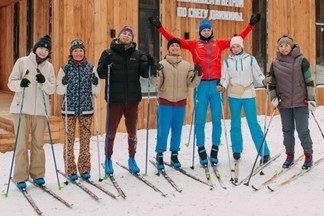 В парке Маяковского стартовал лыжный сезон