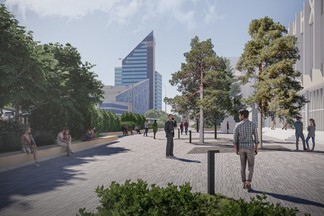 В центре Екатеринбурга благоустроят новый сквер