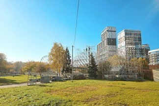 В парке Маяковского начали строительство огромной горки