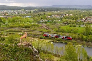 Из Екатеринбурга начал курсировать поезд до парка «Оленьи ручьи»