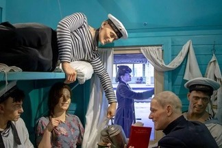 На вокзал прибыл передвижной музей