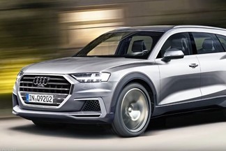 Новое изображение флагманского кроссовера от Audi