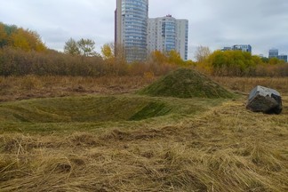 На пустыре, вокруг которого ходит много легенд, появился необычный арт-объект