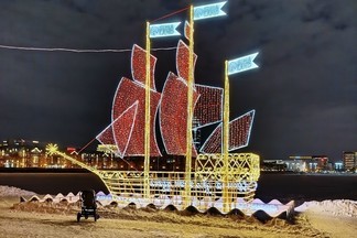 В Екатеринбурге разработали прогулочный маршрут по новогодним локациям