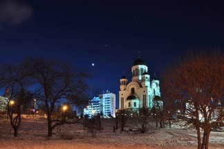 Вчера в небе над Екатеринбургом разглядели Малый парад планет