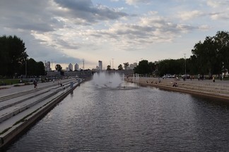 В Историческом сквере оборудовали лаундж-зону