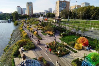 На набережной Исети появятся пять новых садов