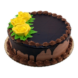 Торт Французский кондитер Кремовый торт с розочками №4001 - фото 1