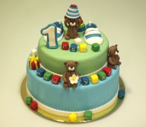 Торт Торт-Мне Детский торт с мишками - фото 1