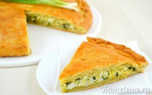 Ланчиз Пирог с зеленым луком и яйцом - фото 1