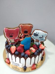 Торт Торт-Мне Детский торт медведи - фото 1