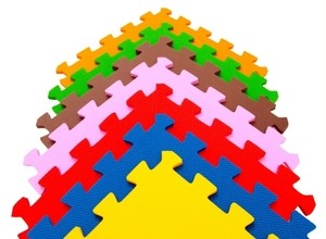 Игрушка66 Экополимеры Детский коврик-пазл «Математика» - фото 1