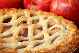 Лайм Пирог с яблоками из дрожжевого теста - фото 1