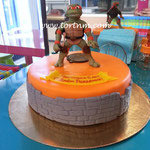 Торт Zara-торт Детский торт Черепашки-ниндзя - фото 1