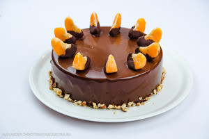Торт Шоко Торт шоколадно-мандариновый - фото 1